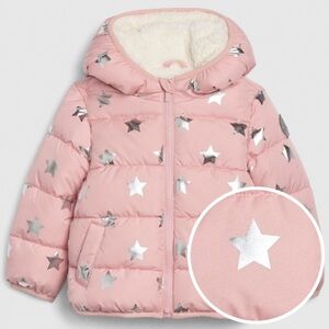 Baby Gap Girls Pink Snow Ski Puffer Jacket